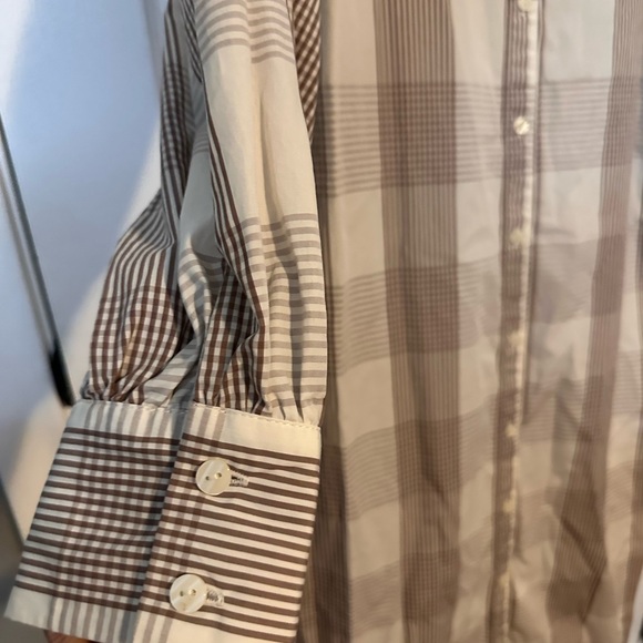 A new day Tie-Waist Shirt Dress in Neutral Stripe - Picture 6 of 12